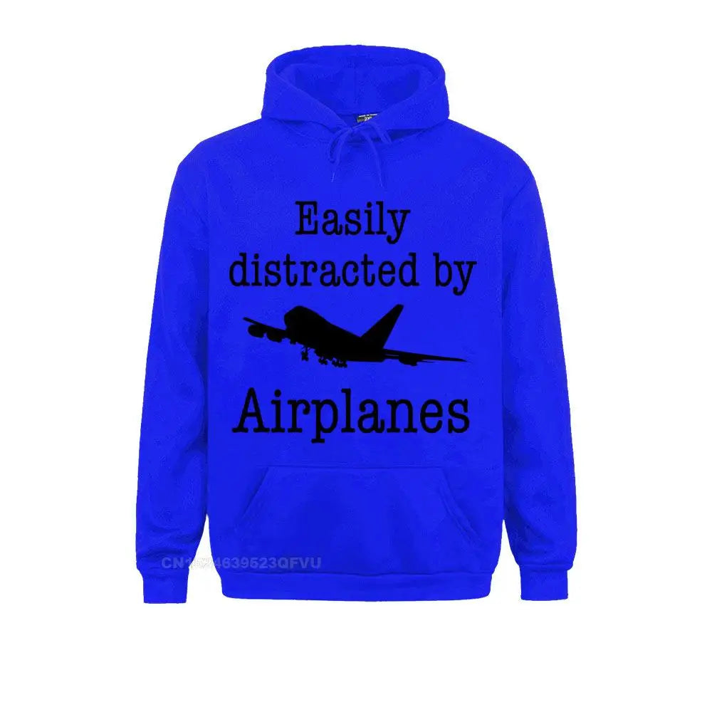 Hoodie Easily Distracted By Airplanes