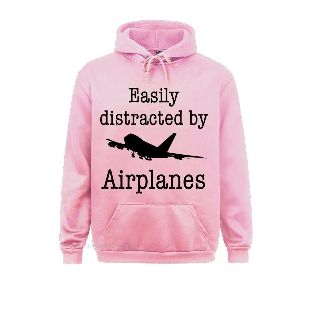 Hoodie Easily Distracted By Airplanes
