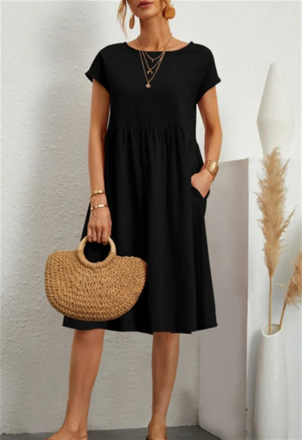 Cotton Linen Dress