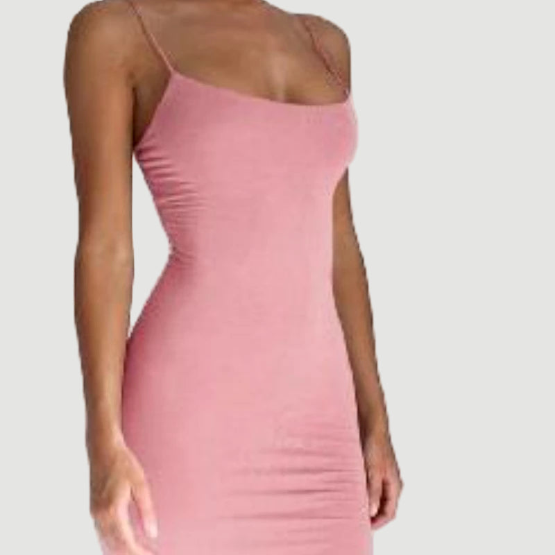 Strap Mini Dress