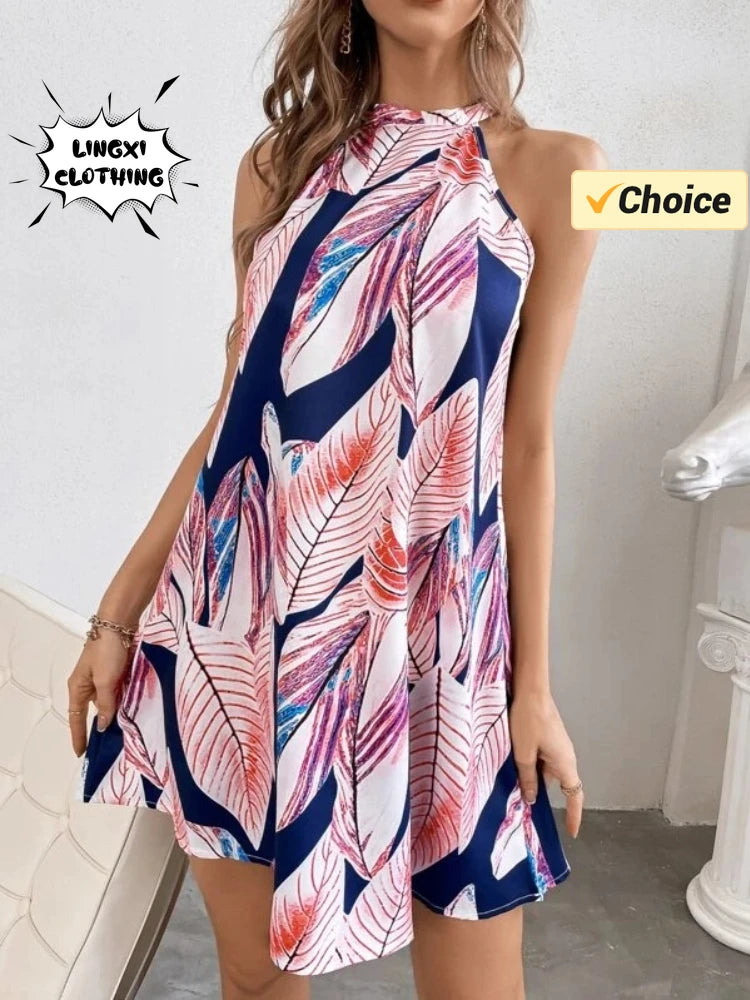 Open Back Hanging Dress