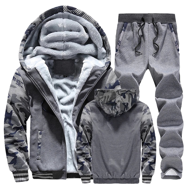 Coat+Pants  Fleece Outwear Hoody