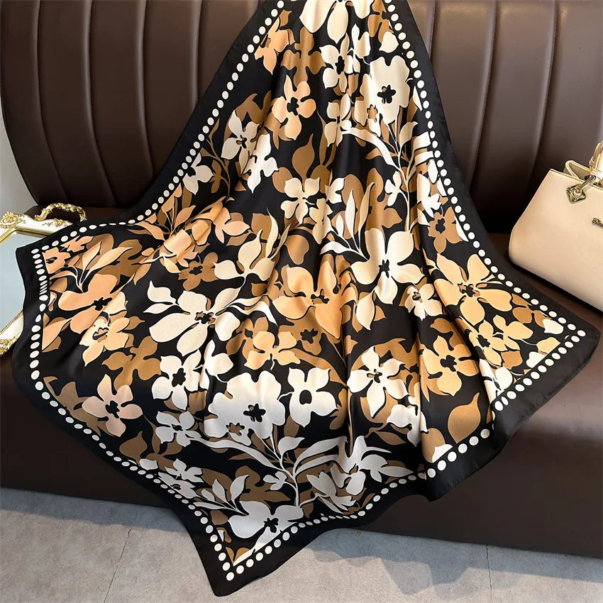 Print Silk Scarf
