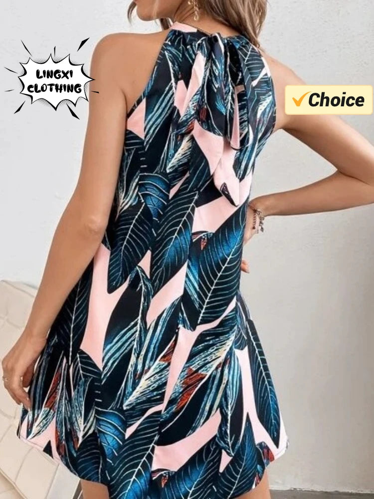 Open Back Hanging Dress