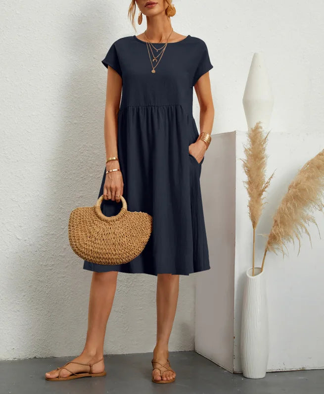 Cotton Linen Dress