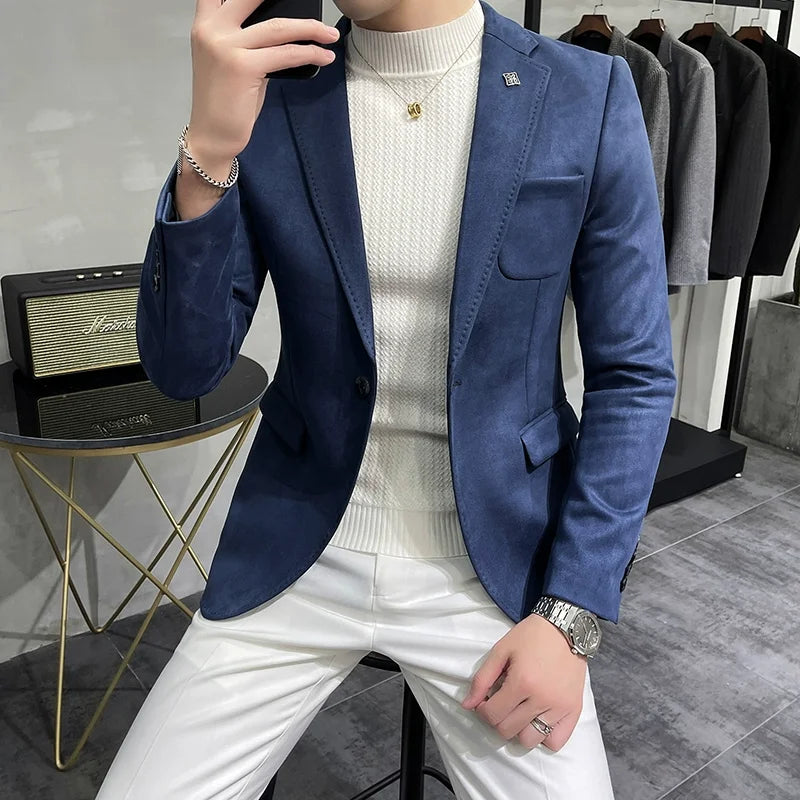 Jacket Suit Coat Blazer  Slim Fit