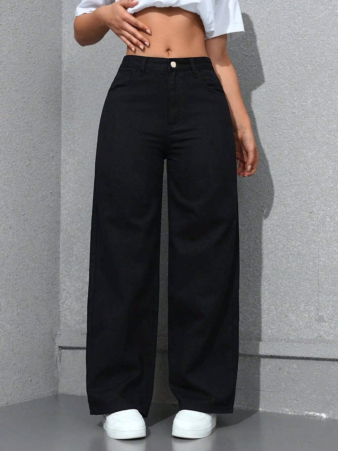 Retro Loose Wide Leg Jeans