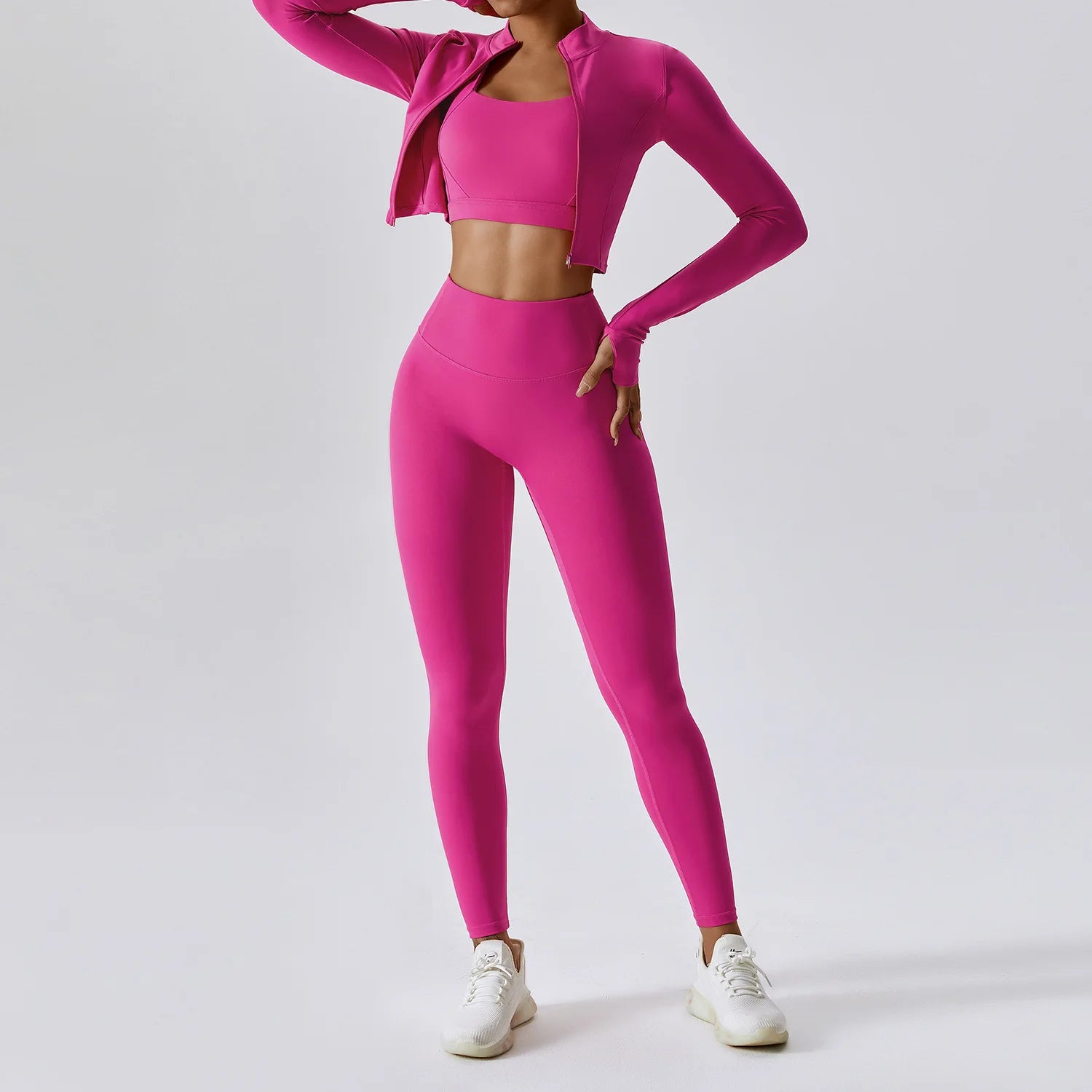 3PCS Yoga Set Women Workout Sets