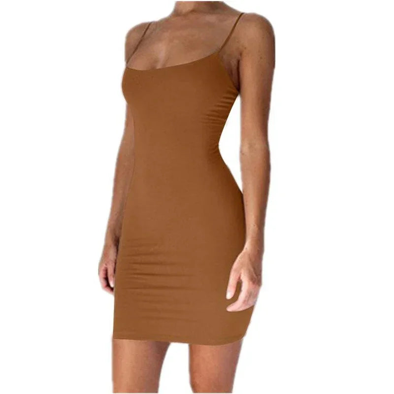 Strap Mini Dress