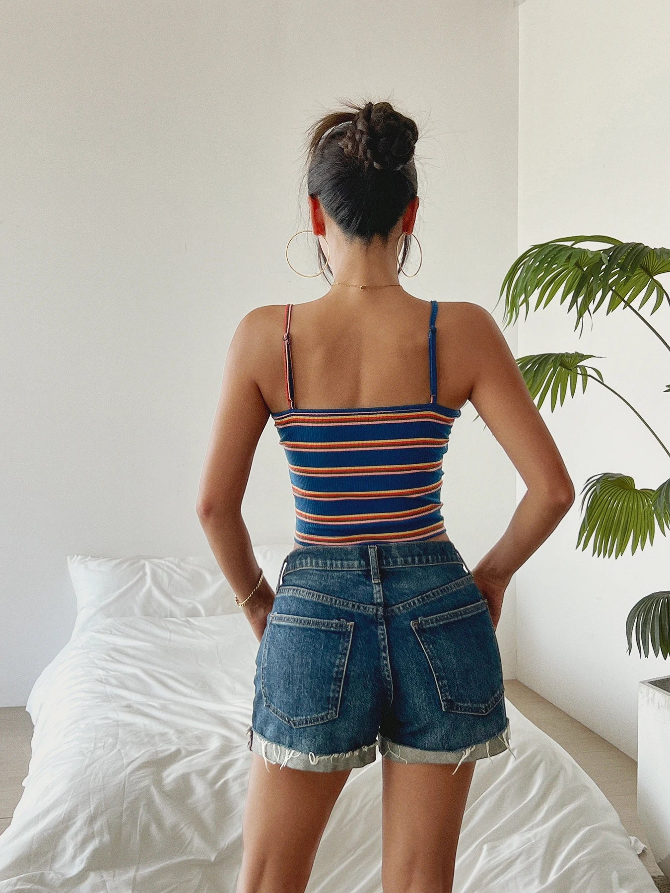 Striped Halter Top