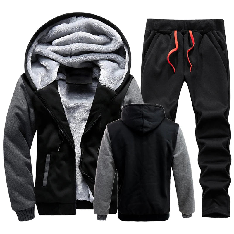 Coat+Pants  Fleece Outwear Hoody