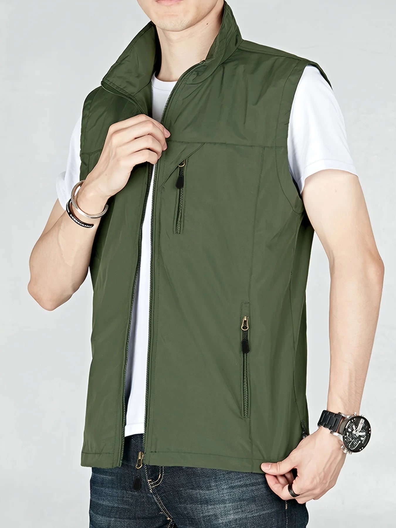 Sleeveless Vestes Jacket