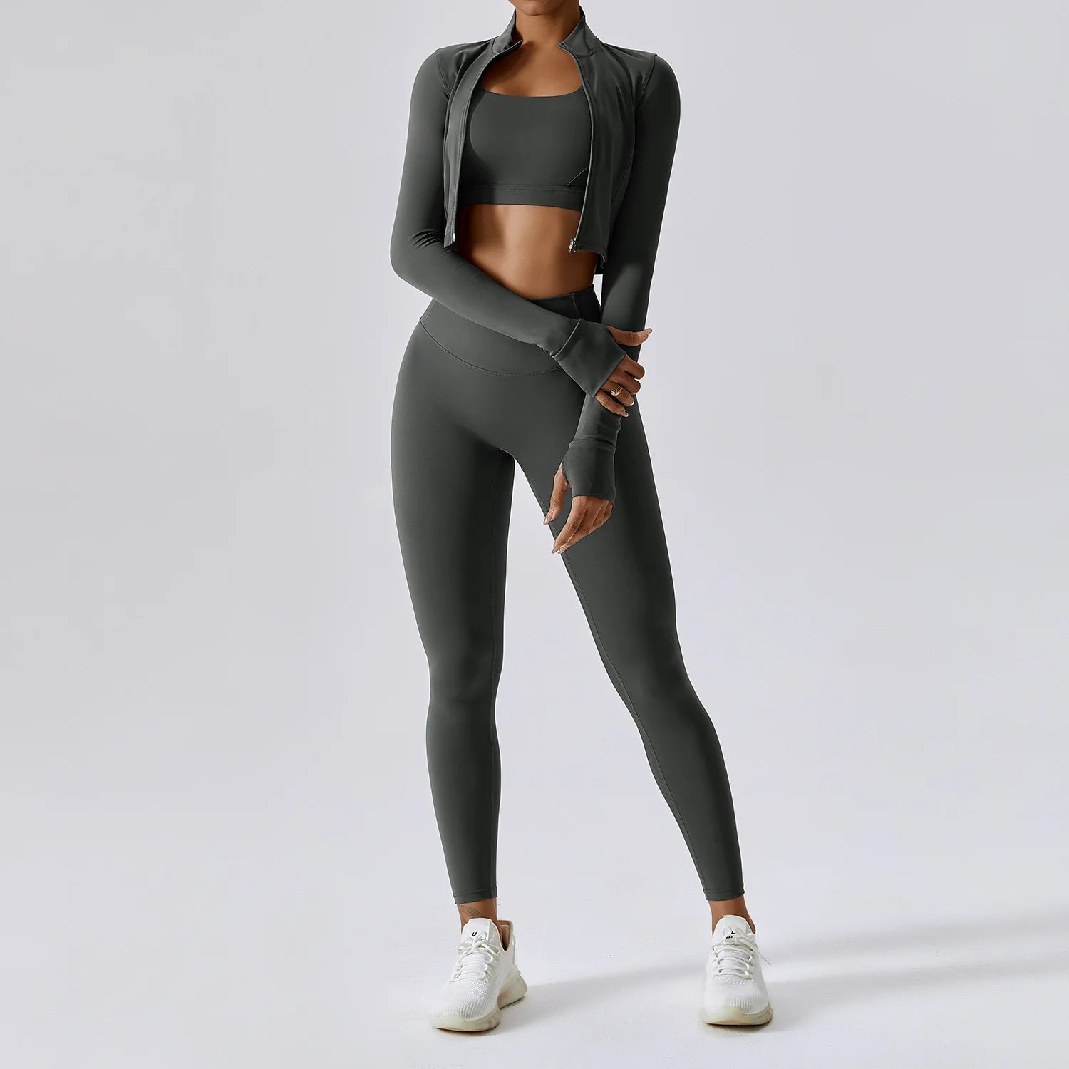 3PCS Yoga Set Women Workout Sets