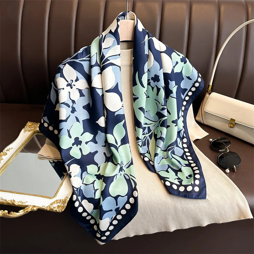 Print Silk Scarf