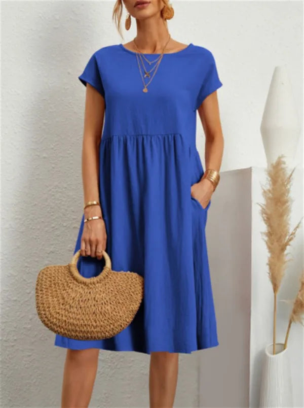 Cotton Linen Dress