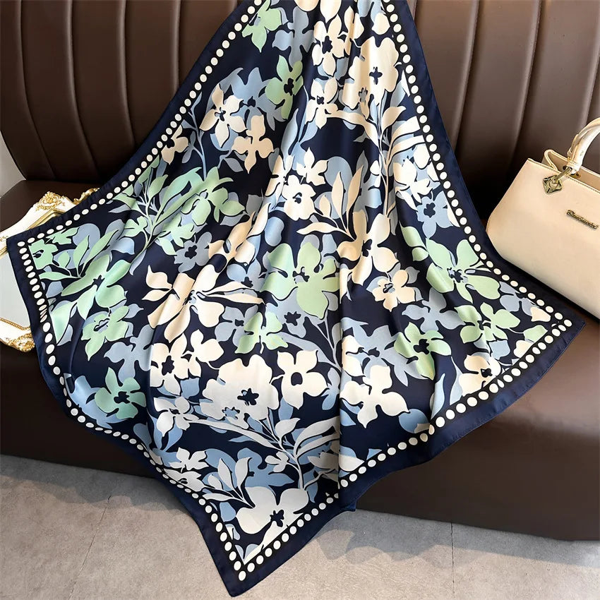 Print Silk Scarf
