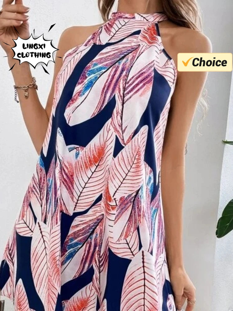 Open Back Hanging Dress