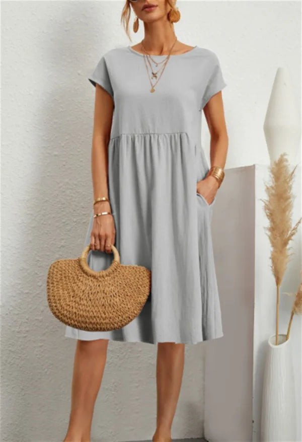 Cotton Linen Dress