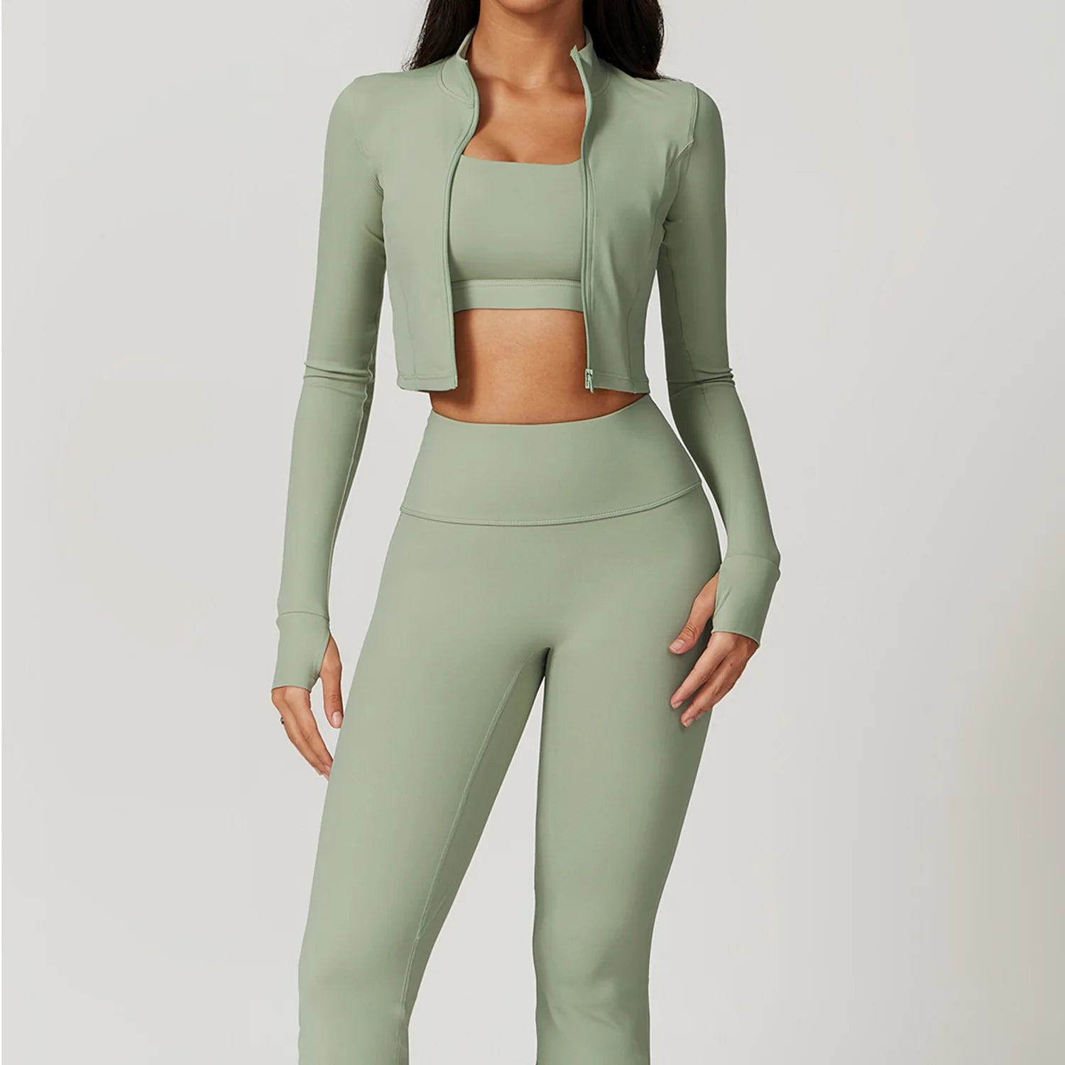 3PCS Yoga Set Women Workout Sets
