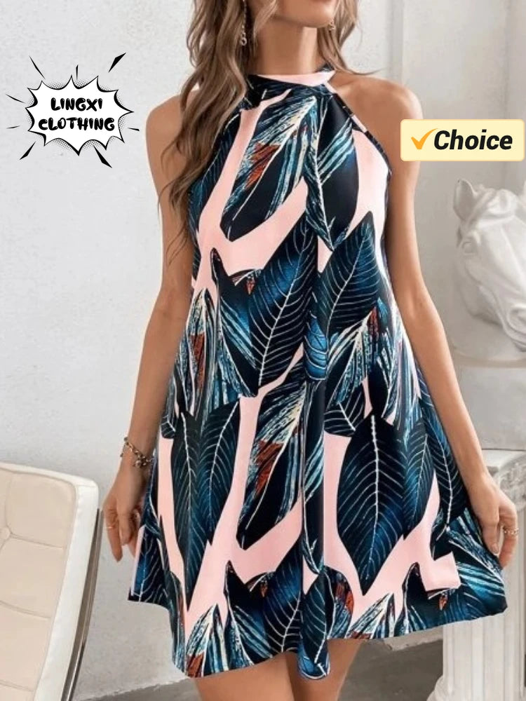 Open Back Hanging Dress
