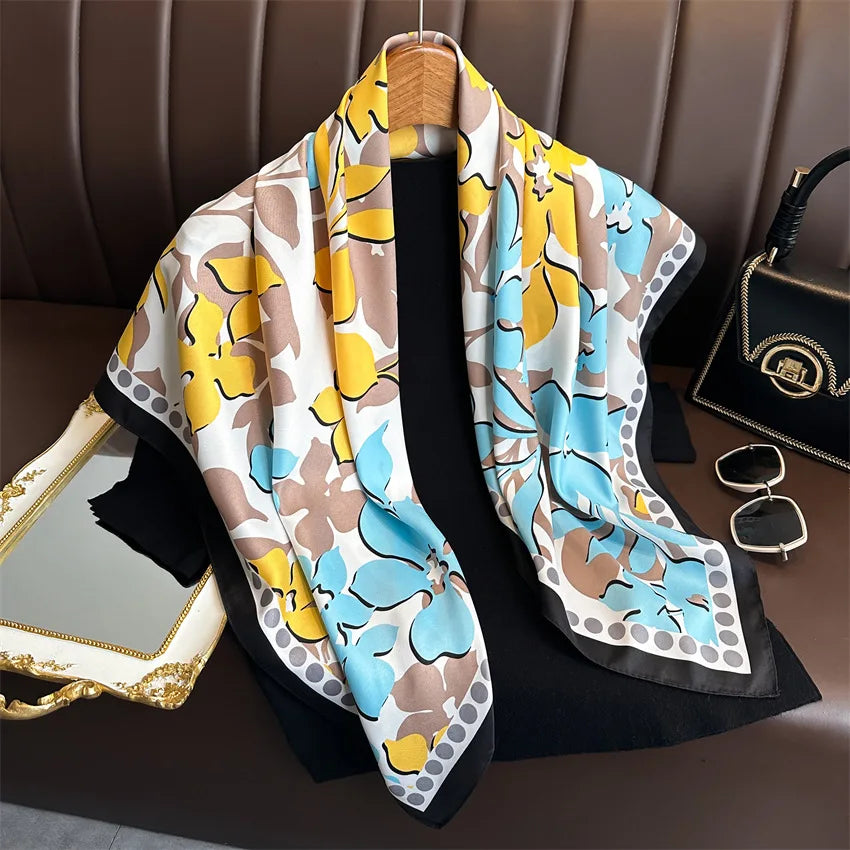 Print Silk Scarf
