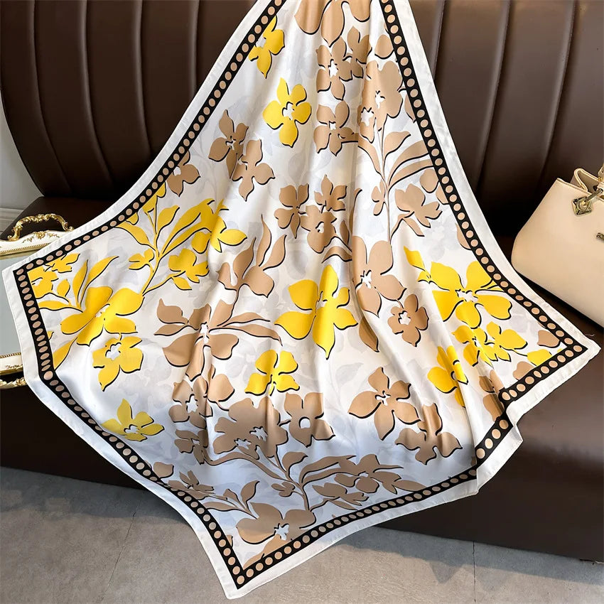 Print Silk Scarf