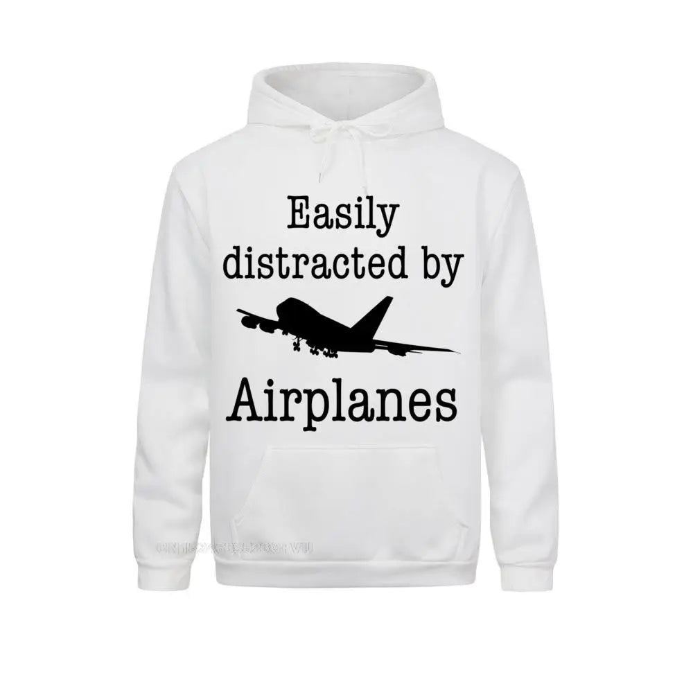 Hoodie Easily Distracted By Airplanes