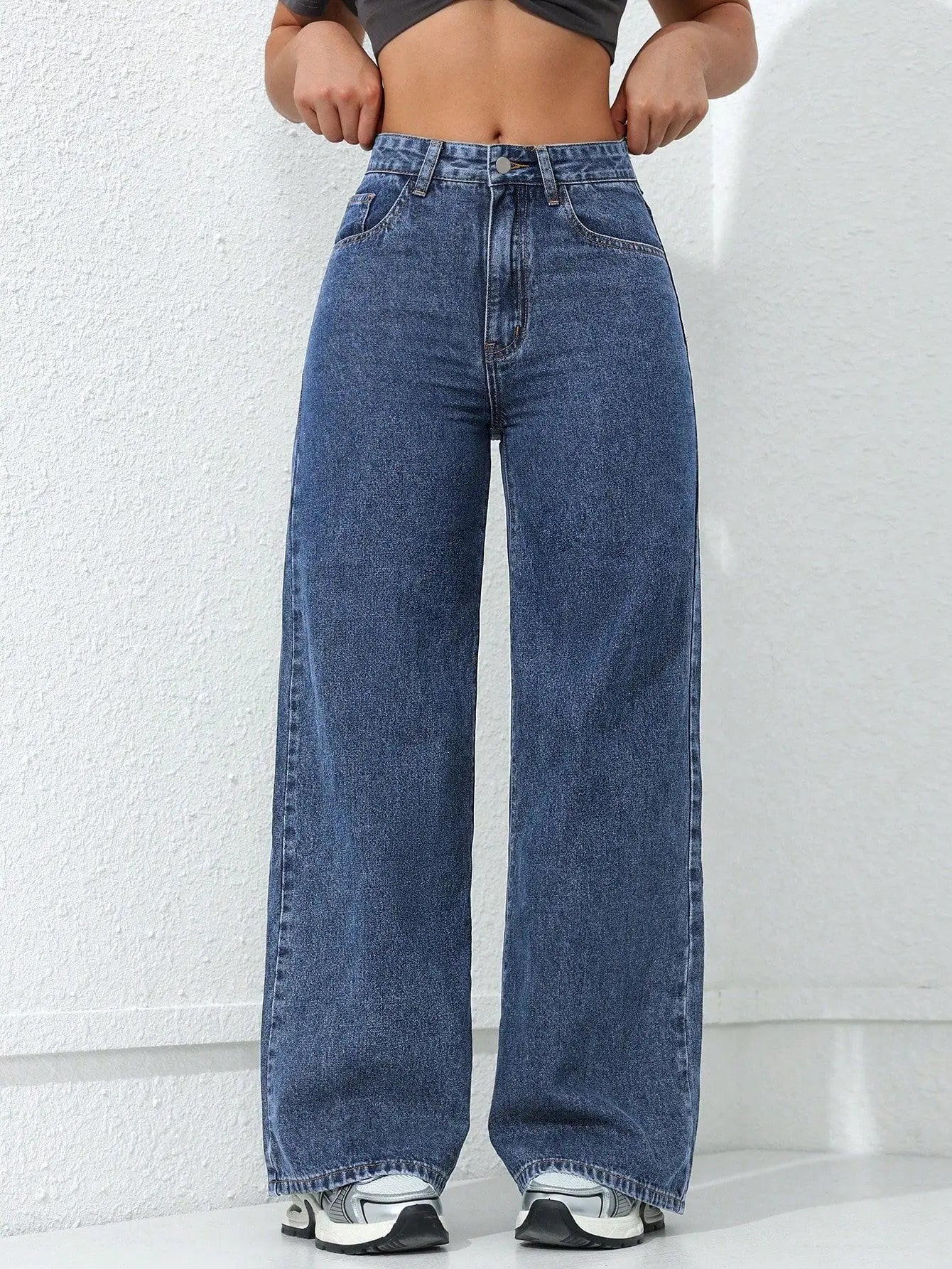 Retro Loose Wide Leg Jeans