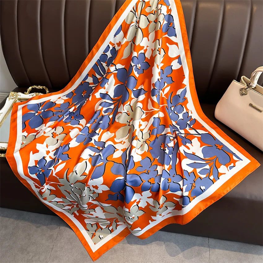 Print Silk Scarf